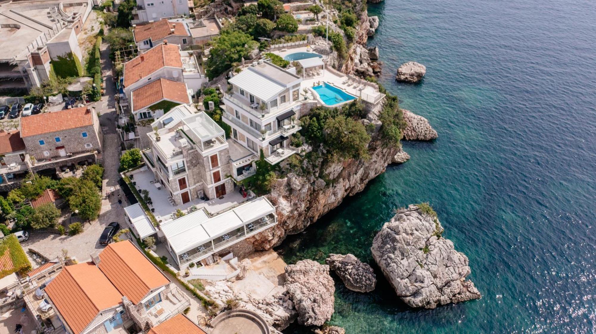 Blanche Cliff Apartments Свети Стефан Екстериор снимка