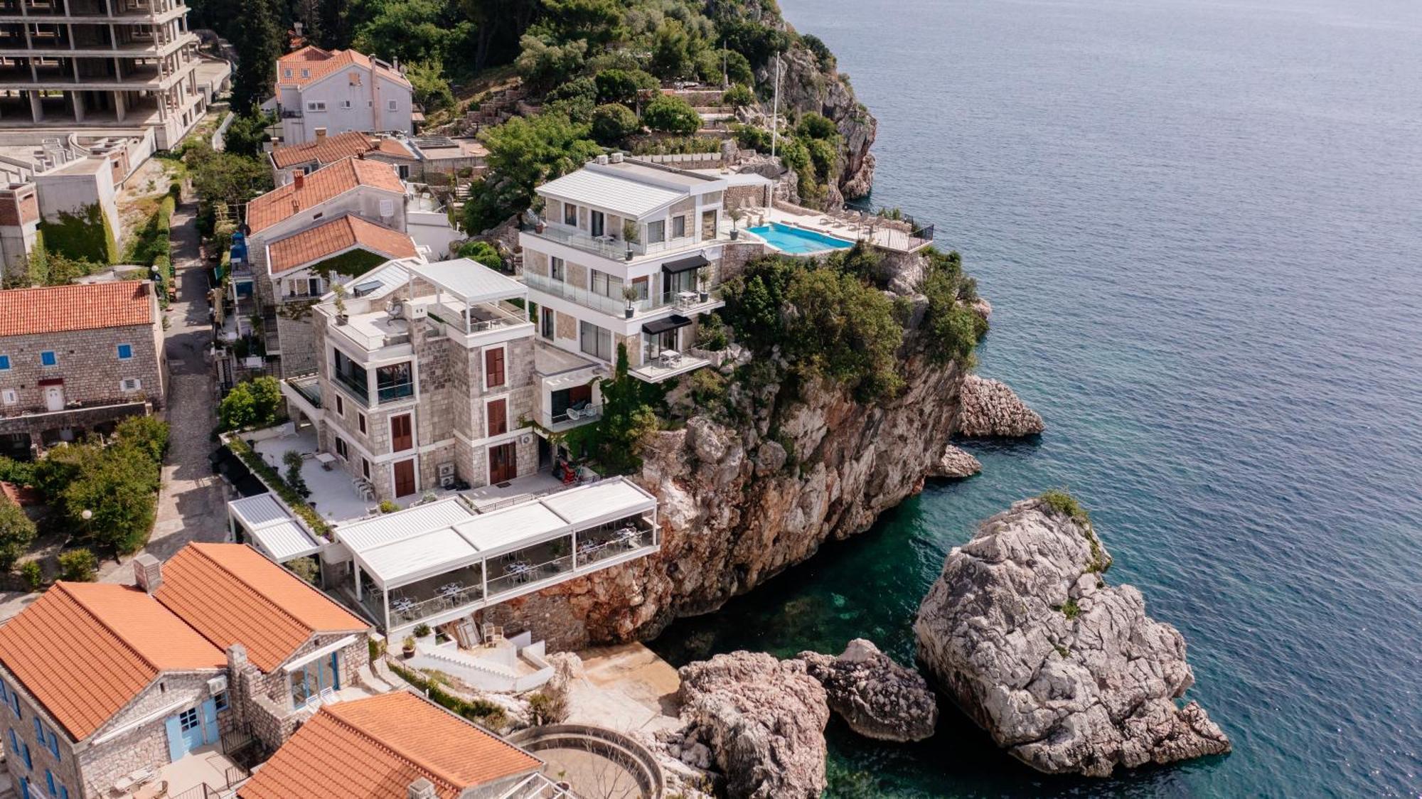 Blanche Cliff Apartments Свети Стефан Екстериор снимка